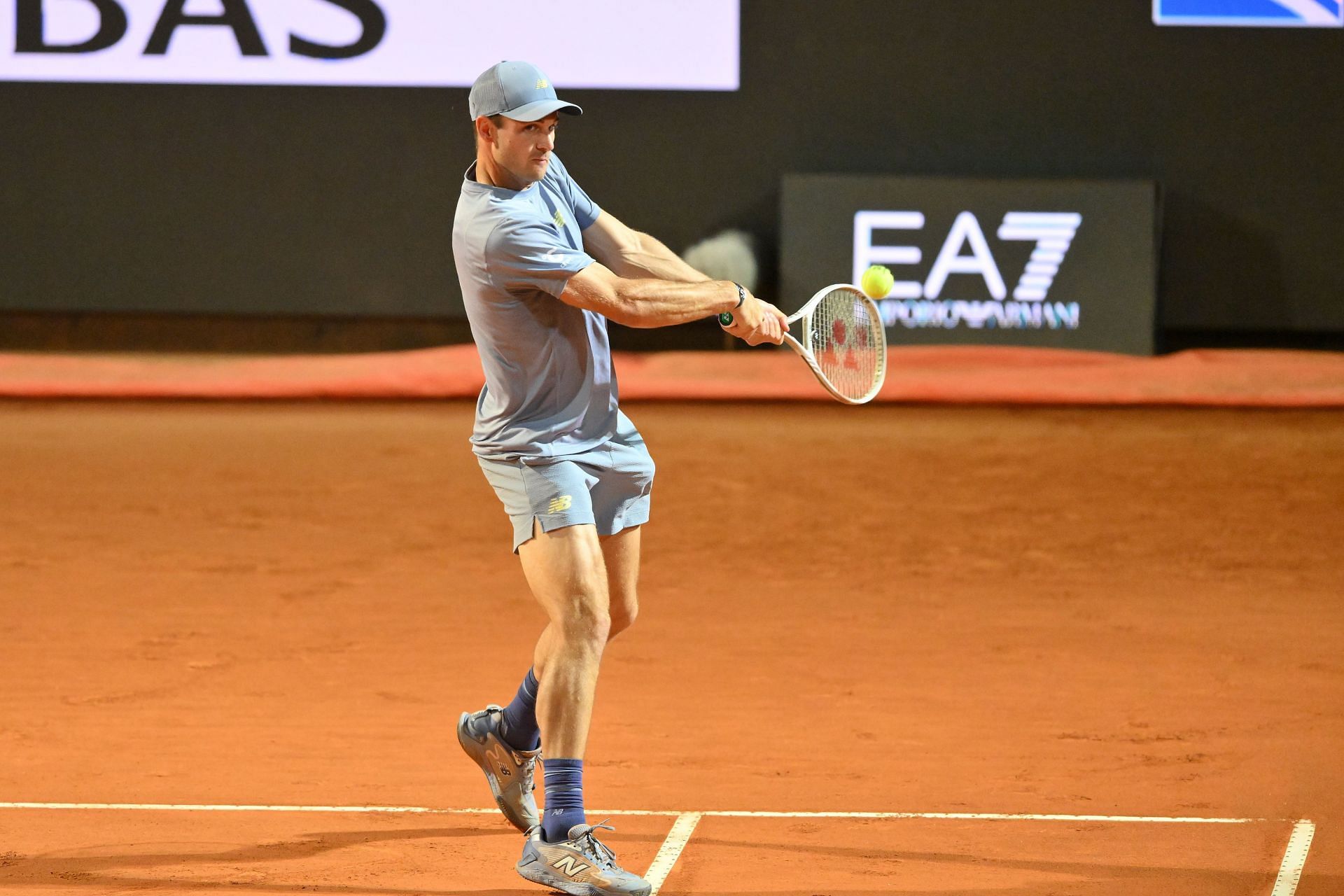 Paul in action at the 2025 Italian Open (Source: Getty)
